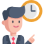 time-and-attendence icon